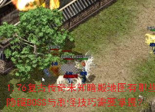 1.76���Ŵ���δ֪�����ͼ����Щ����BOSS��ˢ�ּ�����Ҫ���գ�