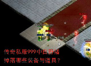 传奇私服999中白野猪掉落哪些装备与道具? 传奇私服999中白野猪掉落哪些装备与道具?