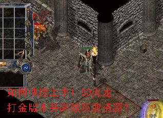 如何快速上手1.80火龙打金版本并高效获取资源? 如何快速上手1.80火龙打金版本并高效获取资源?