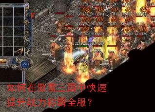 如何在傲雪三国中快速提升战力称霸全服? 如何在傲雪三国中快速提升战力称霸全服?