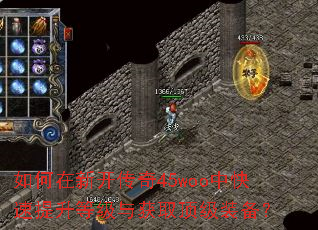 如何在新开传奇45woo中快速提升等级与获取顶级装备? 如何在新开传奇45woo中快速提升等级与获取顶级装备?